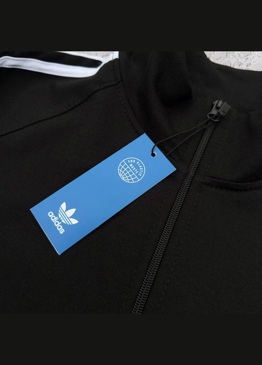 Кофта Adidas спортивна унісекс,лампаси пришиті,логотип прорезинений No Brand (341083300)