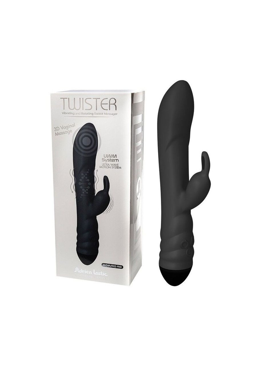 Вибратор кролик со спиральным 3D-массажем Twister Adrien Lastic (296627396)