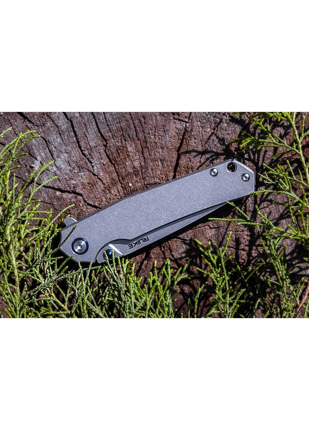 Ніж складаний P801-SF, довжина клинка 86 мм, вага 120 г, механізм Frame Lock, матеріал леза Sandvik 14C28N Ruike (395597004)