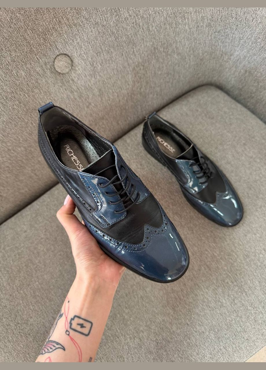 Richesse Туфлі чорний з натуральна шкіра, україна — (338195646)