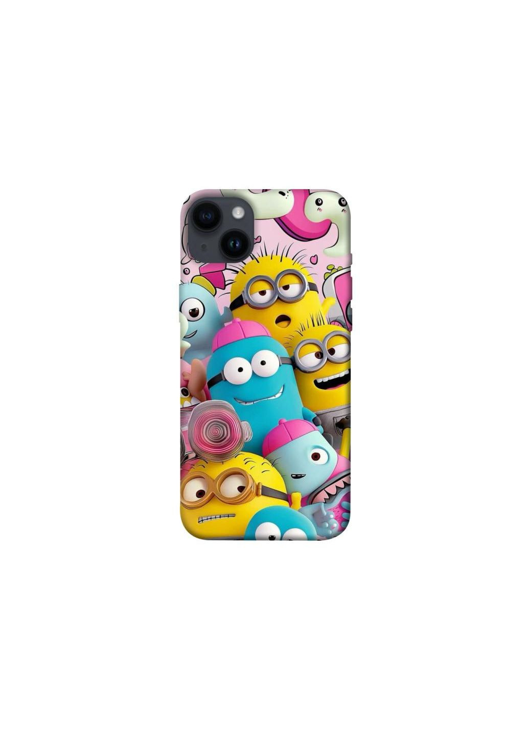 Чохол на Apple iPhone 14 Plus (6.7") Minions ver.1 Frontalka (354691703)