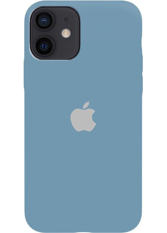 Чехолнакладка Silicone Full Protection Case Apple iPhone 12/12 Pro Navy Blue Toto (301784153)