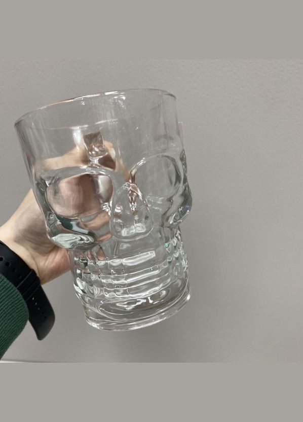 Набор бокалов для пива, кваса или чая "Череп" 2 шт. 420 мл 420-GO A-Plus (317203699)