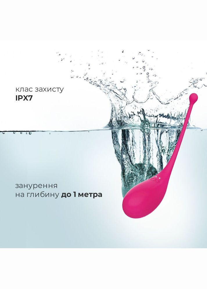 Смарт-виброяйцо Palpitation Pink с глубокой вибрацией Adrien Lastic (335392995)