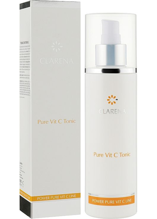 Тоник с витамином С для кожи склонной к гиперпигментации и куперозу Pure Active Vit C Tonic 200ml (123461-9419) Clarena (368650402)