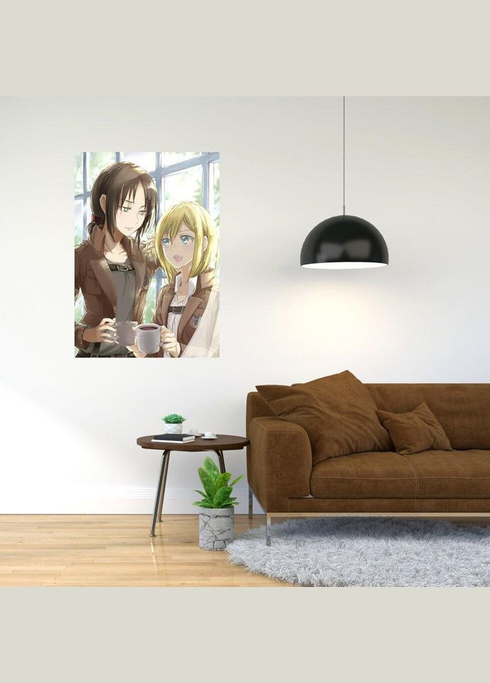 Плакат- із принтом Shingeki no Kyojin 2 A2 A1 Кавун постер (316210008)