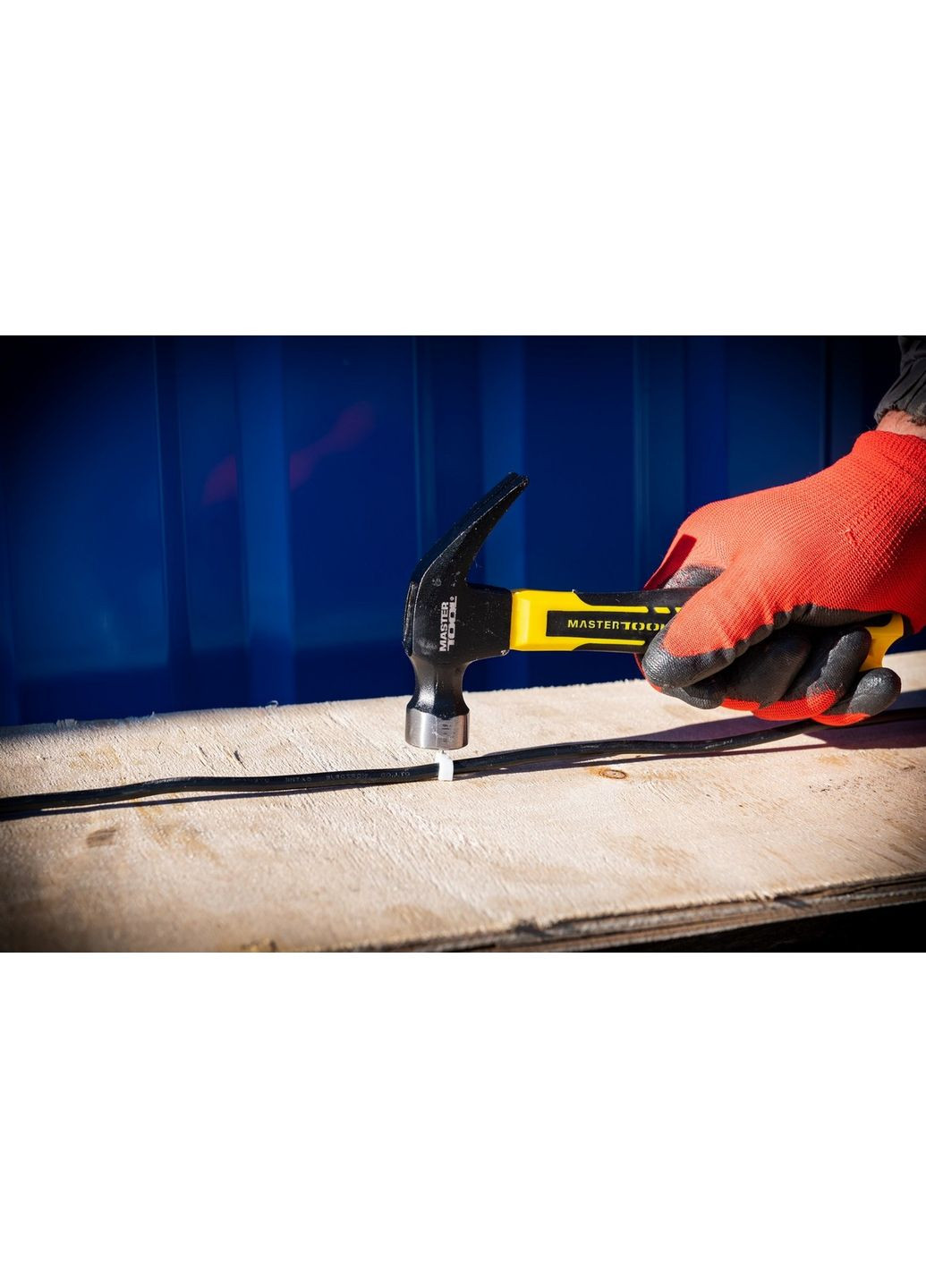 Молоток столярный 225 г HRC50 рукоятка фибергласовая 160 мм 02-0706 Mastertool (364964791)