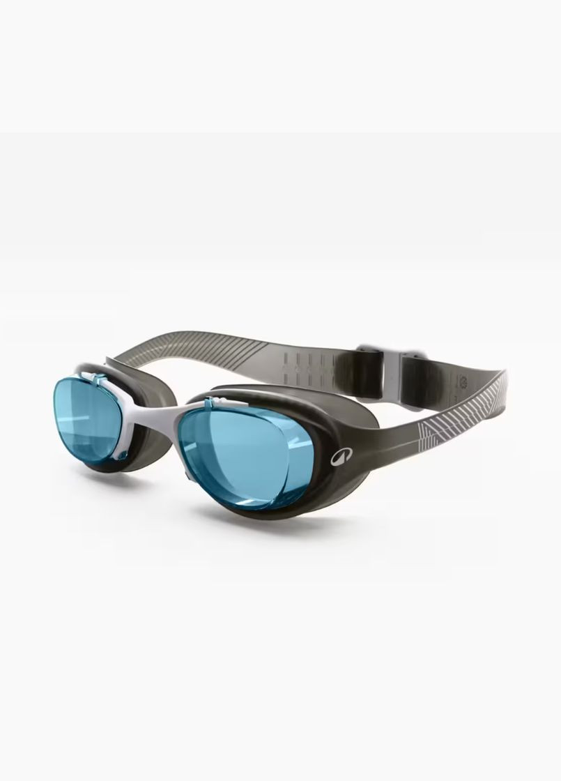 Очки для Плавания XBASE Светлая Линза Регулируемая Переносица Серый Nabaiji (336550062)