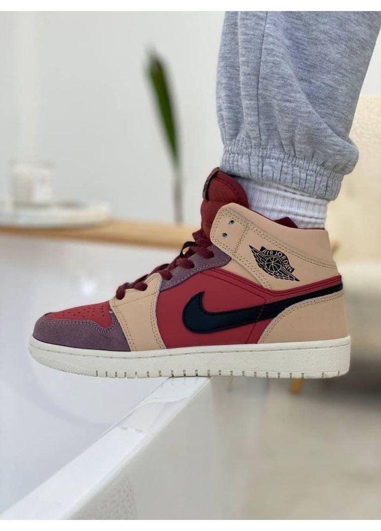 Цветные демисезонные кроссовки мужские nike air jordan multicolor найк аир джордан No Brand