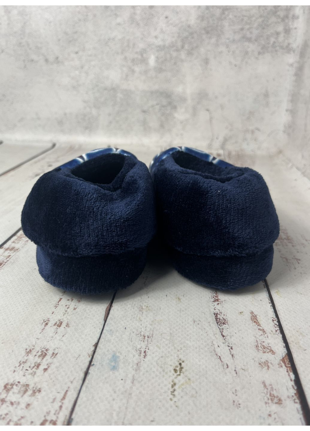 Синие тапочки домашние для мальчика синий (442) Waldi