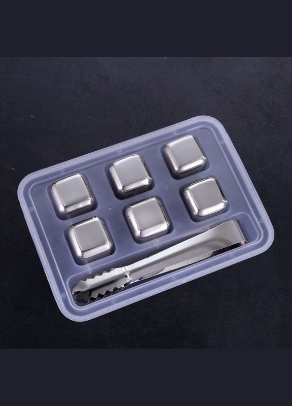 Набор многоразовых кубиков льда из нержавеющей стали Local House 6 штук (AH0011_2) No Brand (315885444)