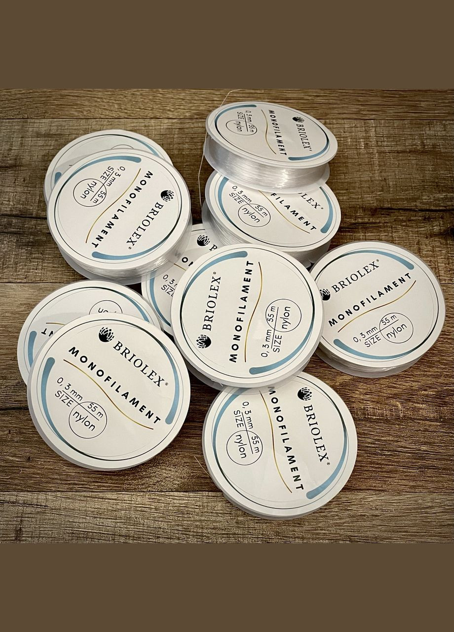 Мононитка леска прозрачная 0,3 мм/55м. Briolex (329744203)