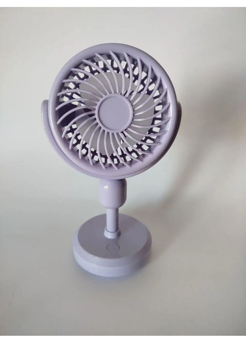 Вентилятор настільний 677-96 3 Вт фіолетовий ATLANFA (364757184)