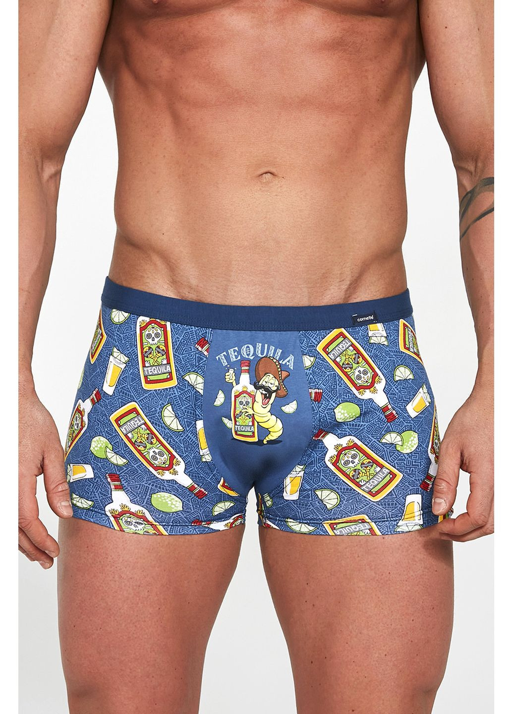 Труси-боксери з принтом Текіла Tattoo 280/193 Tequila Cornette (351584585)