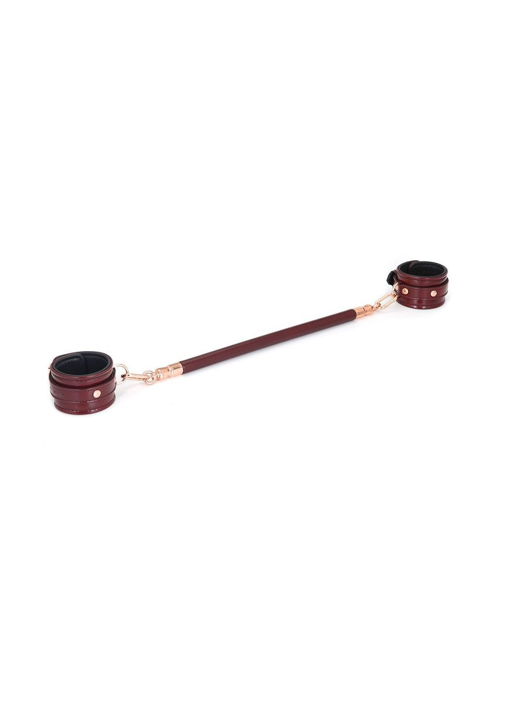 Фіксатор-розпірка для ніг або рук Wine Red Spreader Bar, дерево + натуральна шкіра Liebe Seele (302297771)
