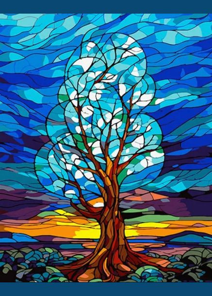 Проєктивна картина за номерами Дерево змін AH1084 (4823113872519) shop (4823113872519) No Brand (363061399)