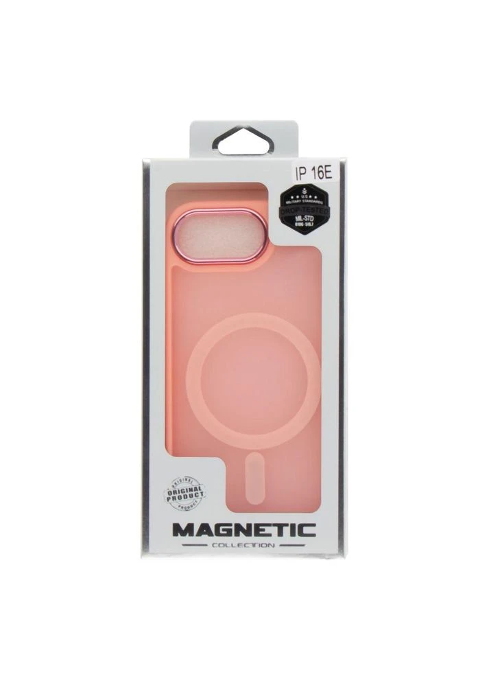 Чохол TPU+PC Space Magnetic Color with Magsafe для iPhone 16e Pink No Brand (329695003)