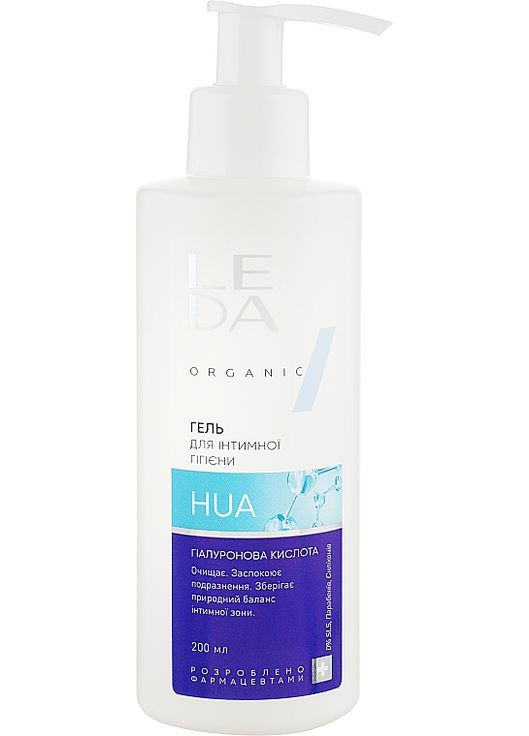 Гель для інтимної гігієни з гіалуроновою кислотою й пребіотиком Intimate Hygiene Gel 200ml (906888-31163019) Leda (368635266)