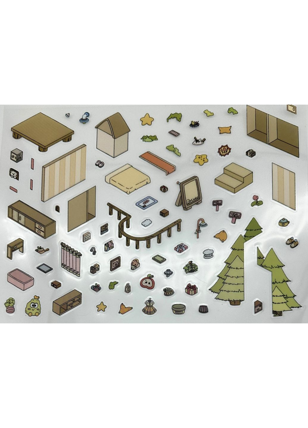 Двухуровневый большой румбокс – наклейки, антистресс, творчество "Идеальный дом" No Brand (328958133)