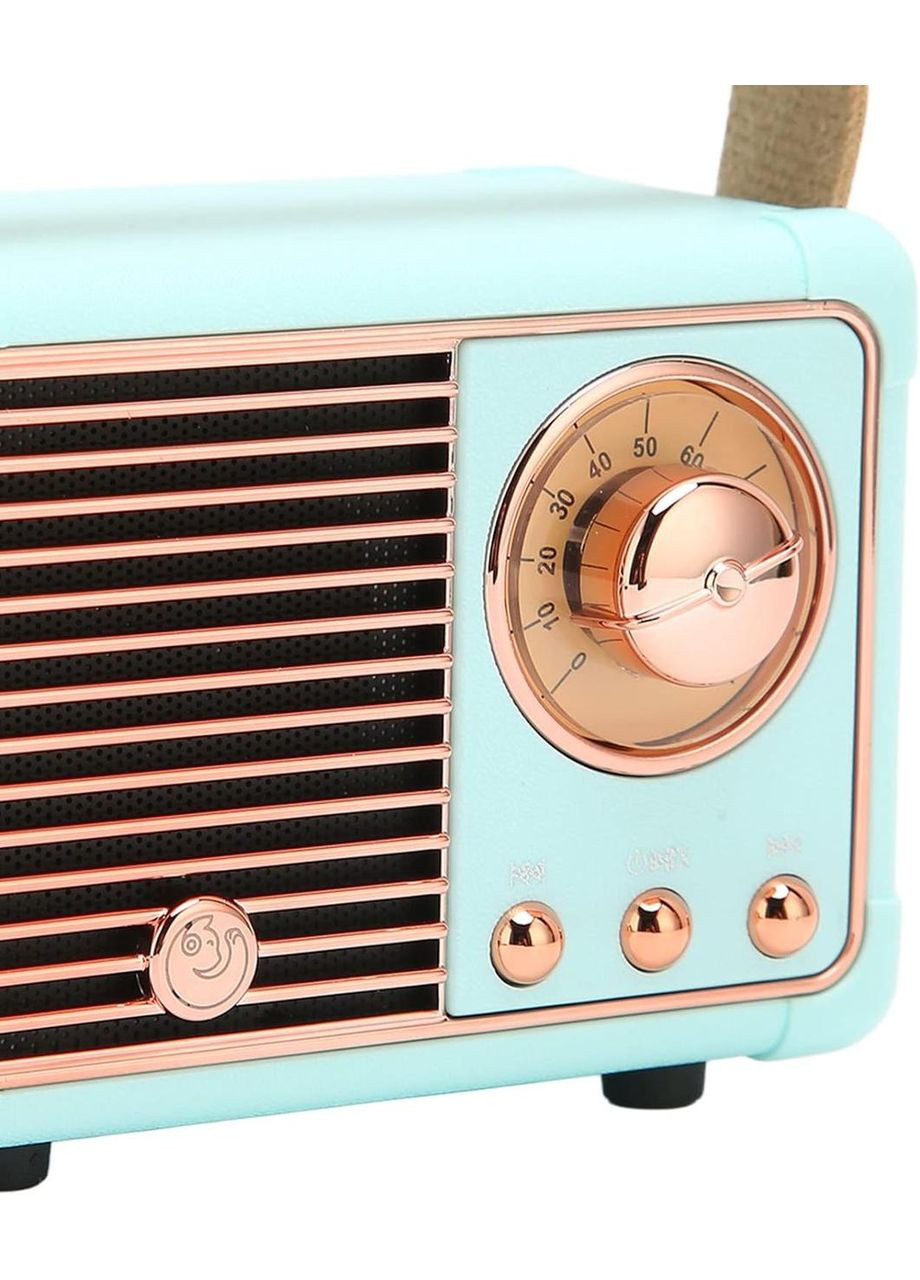 Портативна колонка Bluetooth водонепроникна в стилі ретро Blue Digital (365720918)