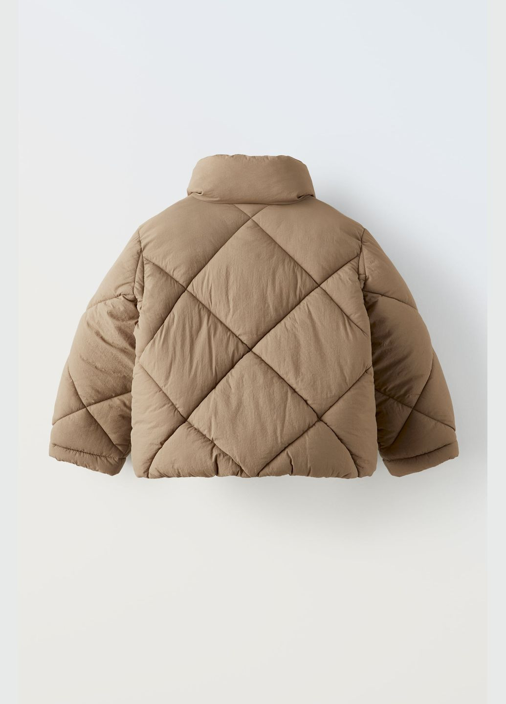 Коричневая демисезонная демисезонная куртка для девочки коричневая 0562751737 Zara