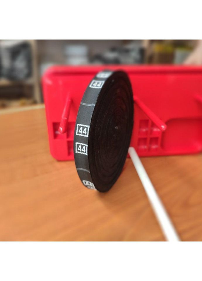 Размерник тканевый (жаккард) #44 960шт. Черный Plus-plus (354793612)