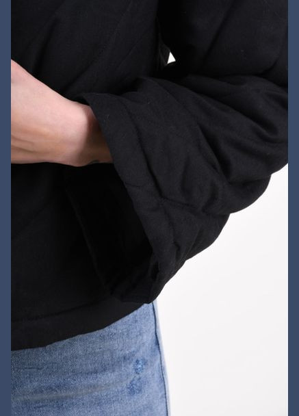 Черная демисезонная куртка Vila Victoria Width Black