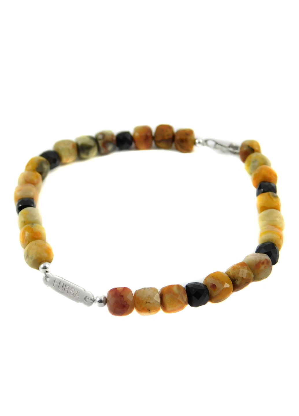 Браслет "Fursa" Яшма, Турмалин, серебро 15 Fursa fashion (331155818)