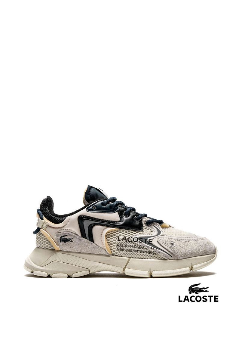 Бежеві Осінні чоловічі кросівки 45sma00012g9 бежевий велюр Lacoste