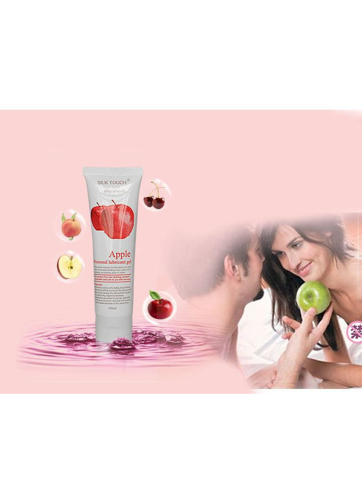 Гель-лубрикант смазка Touch для вагинального, анального, орального секса яблоко 100 мл Silk (373286615)