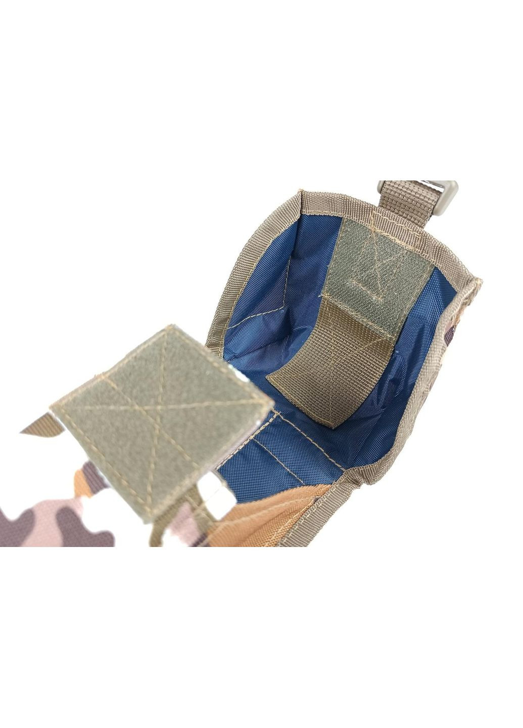 Підсумок під два магазини АК одинарний закритий Multicam Arid (степовий) (MOLLE, підсумок на розгрузку, жилет, РПС) EasyFit (362497652)