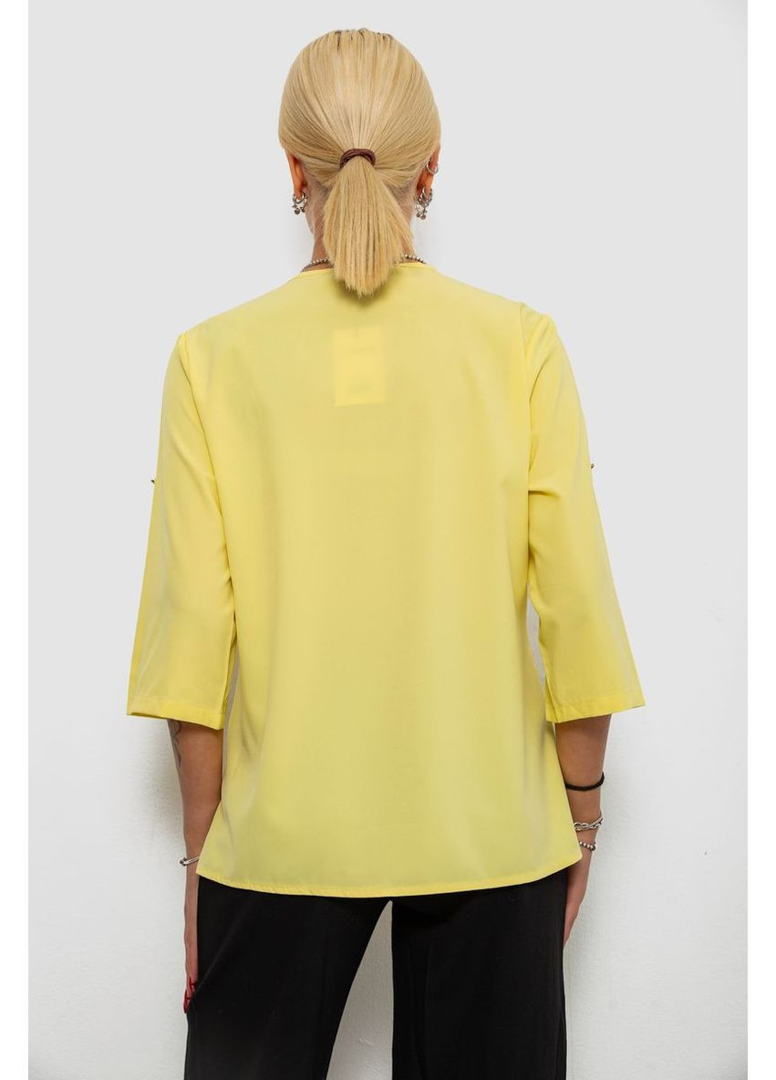Жовта блуза однотонна Sport Line