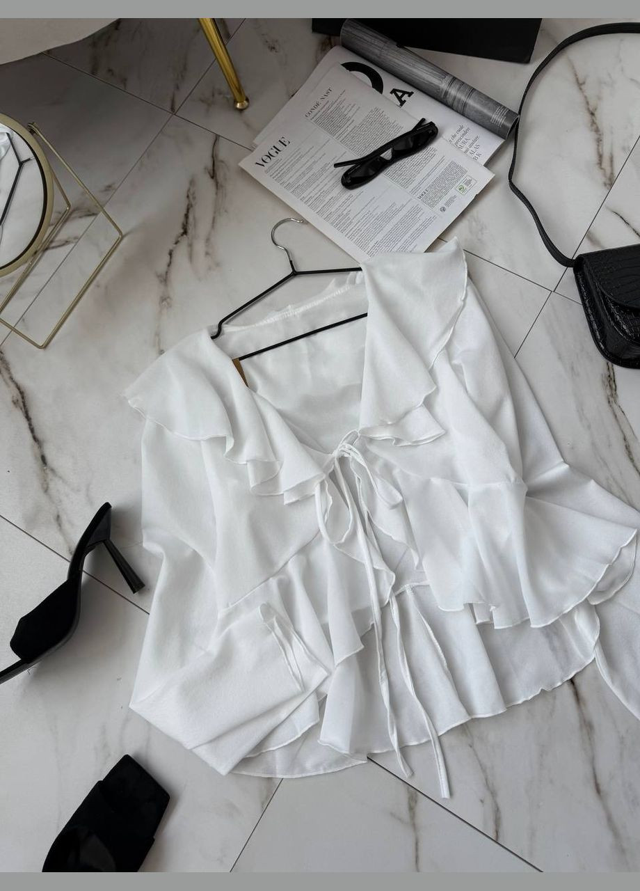 Молочная женская блузка FINO Mode