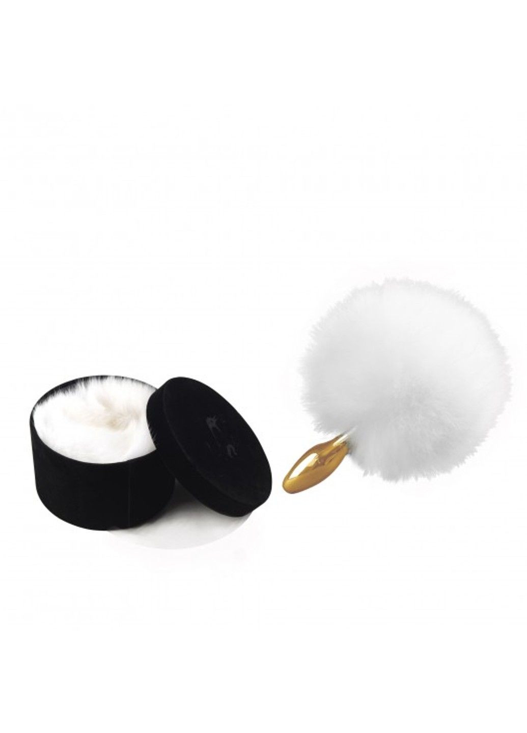 Анальная пробка Rabbit Fur Bunny Tail Small Butt Plug UPKO (333713490)