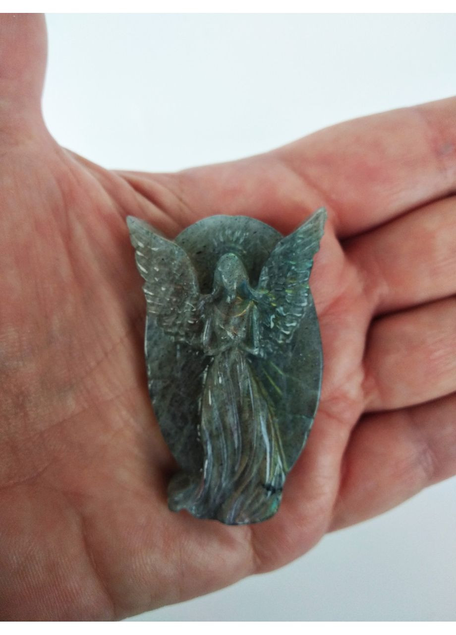 Фигурка - оберег "Ангел" из камня лабрадор No Brand (370792114)