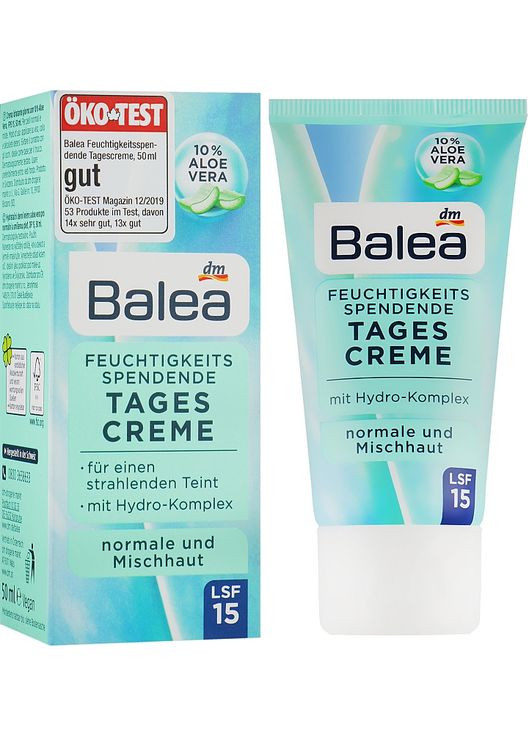 Увлажняющий дневной крем для лица Tages Creme 50ml (787657-14676) Balea (368644241)