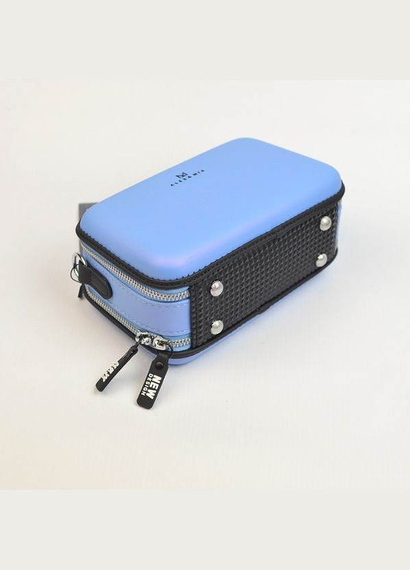 Блакитна жіноча маленька сумка крос боді через плече на два відділення Alex&Mia (338182415)