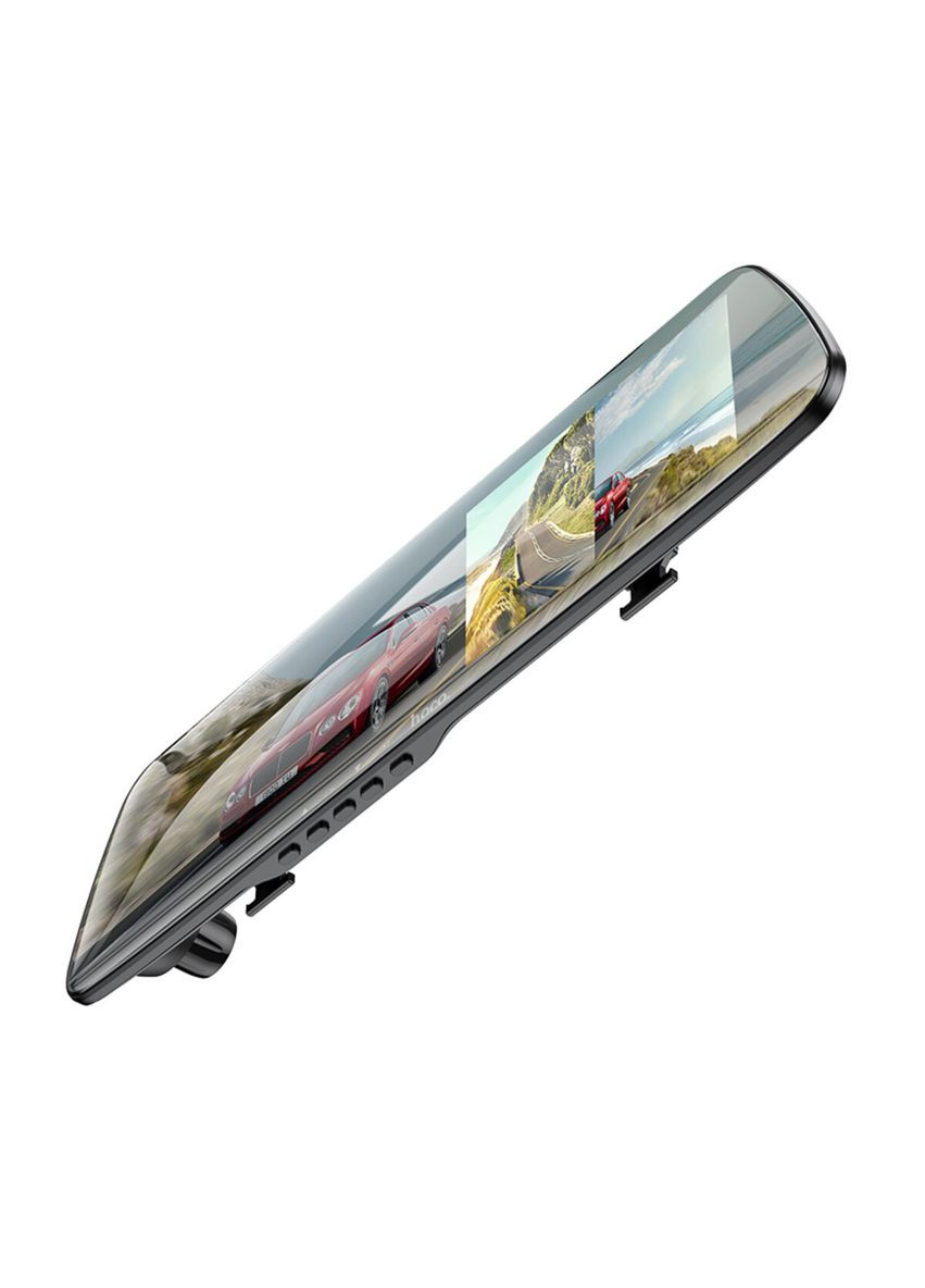 Відеореєстратор DV4 4.5-inch rearview mirror driving recorder(dual-channel) Black (6942007616782 ) Hoco (302801457)