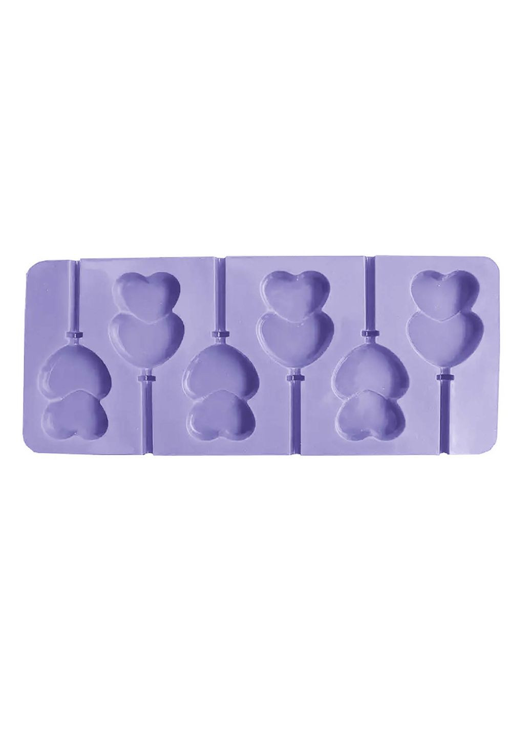 Силиконовая форма для леденцов и конфет на палочке "Сердечки" Kitchen Master (338656767)