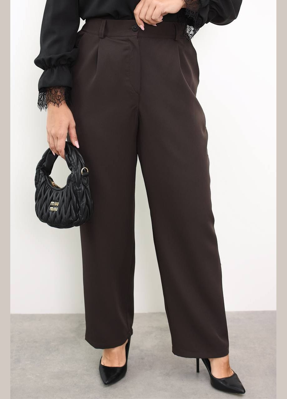 Коричневые повседневный демисезонные брюки DK/DL Мода без кордонів