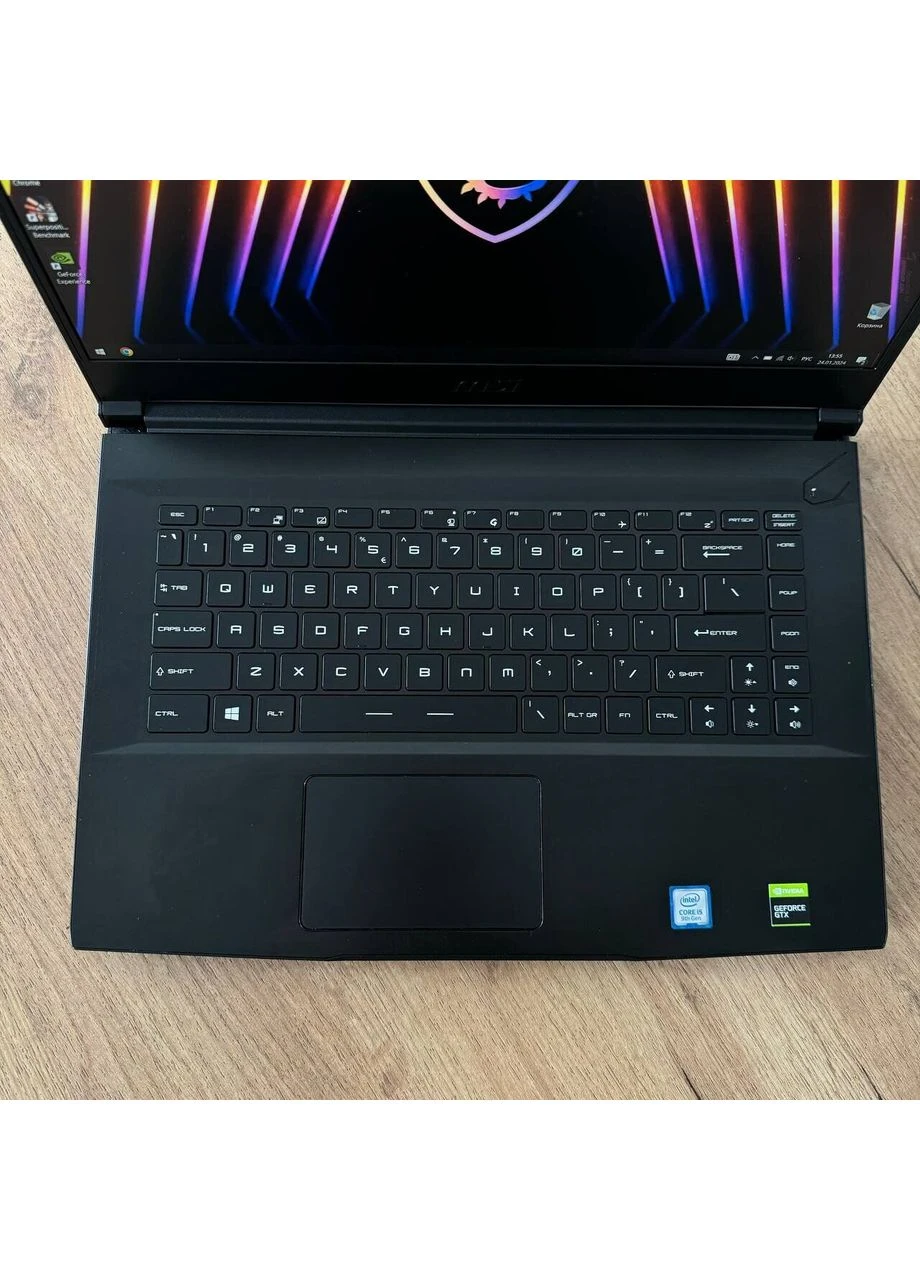 Ігровий ноутбук GF63 Thin 9SCX / 15.6" (1920x1080) IPS / Intel Core i5-9300H (4 (8) ядра по 2.4 - 4.1 GHz) / 8 GB DDR4 / 512 GB MSI (398146936)