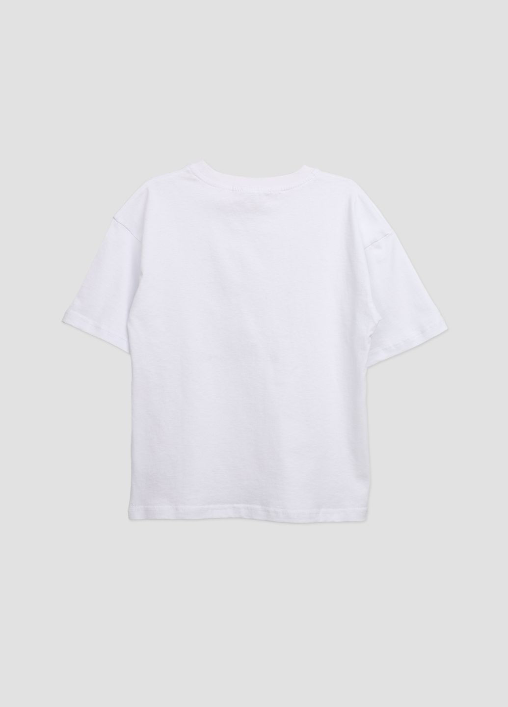 Белая летняя футболка с коротким рукавом для мальчика цвет белый цб-00273445 Yuki