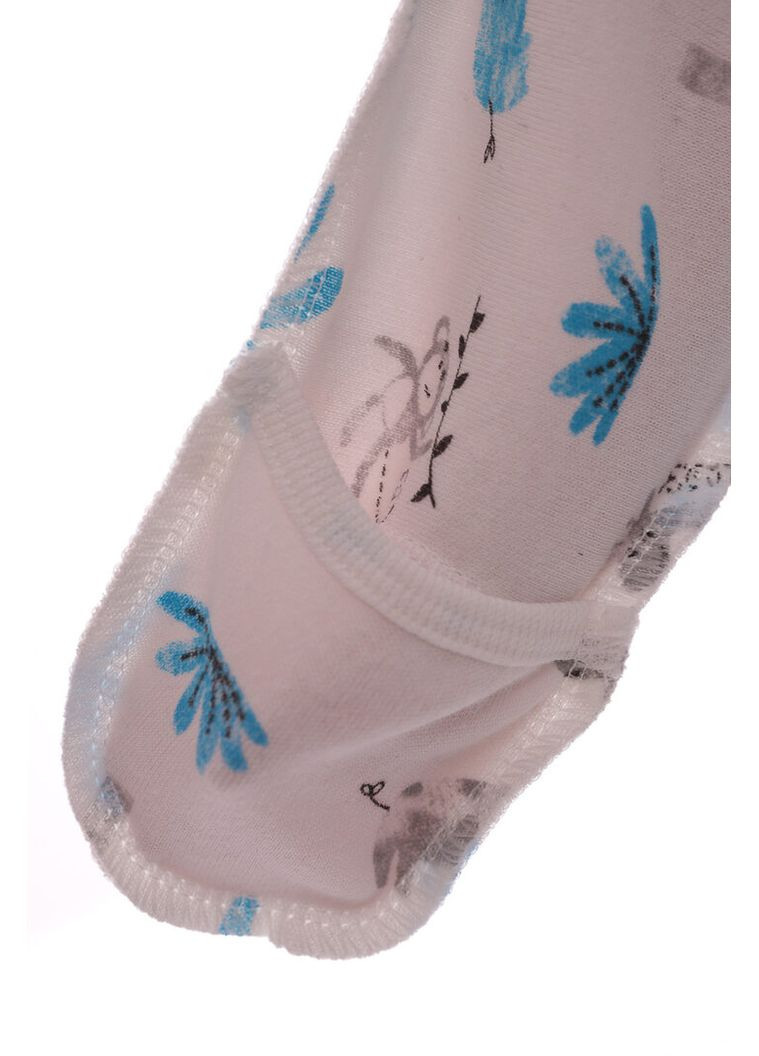 Білий демісезонний набір для новонародженого 3в1 інтерлок африка білий 62 см (53615) BABYKROHA