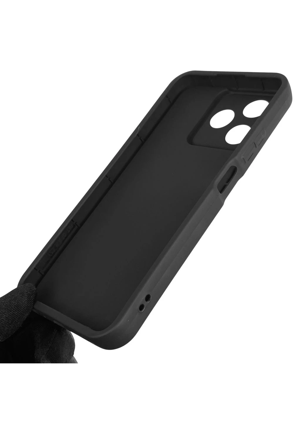 Чохол силіконовий оригінальний Soft Touch з 3D принтом кумедний тед ведмідик для C53 чорний (Повний захист камери) Realme (378970022)