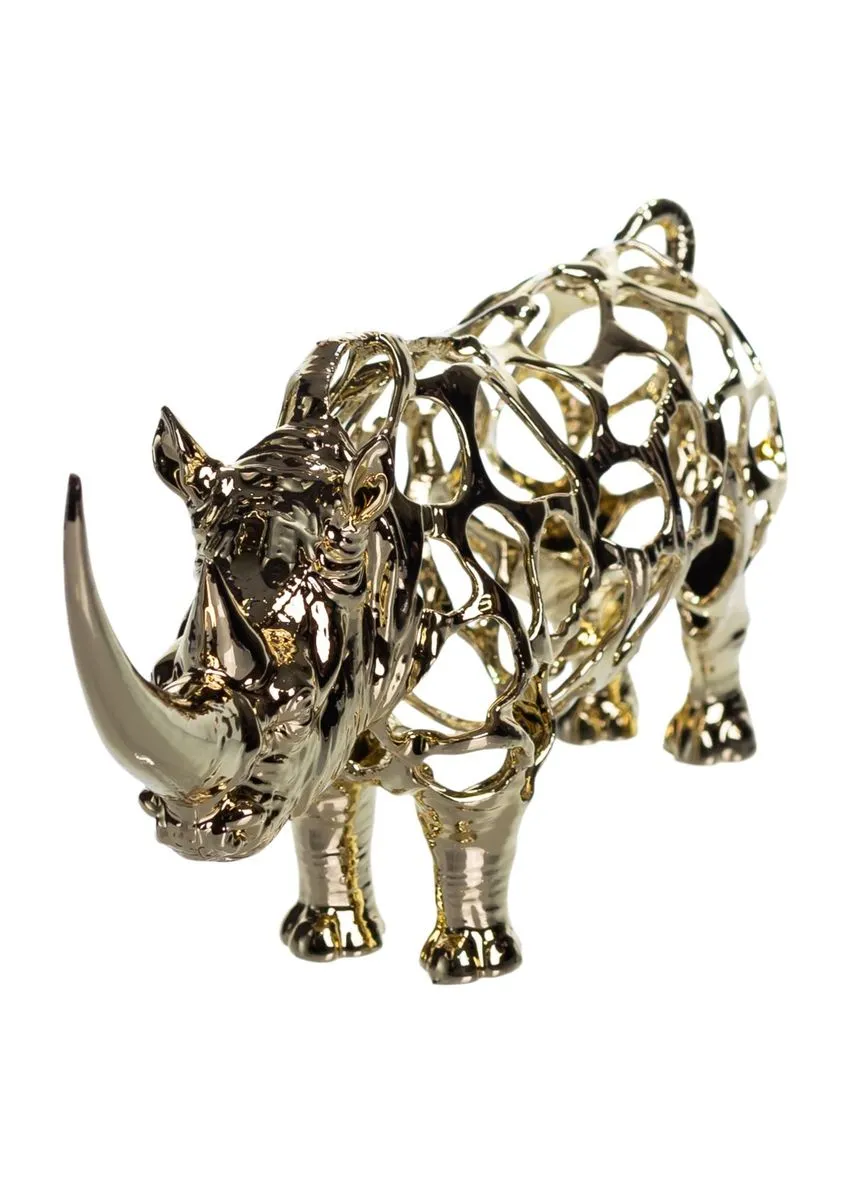 Декоративная фигурка Rhinoceros 23х6х10 см металлическая HP-7-22 Yiwu (391675665)