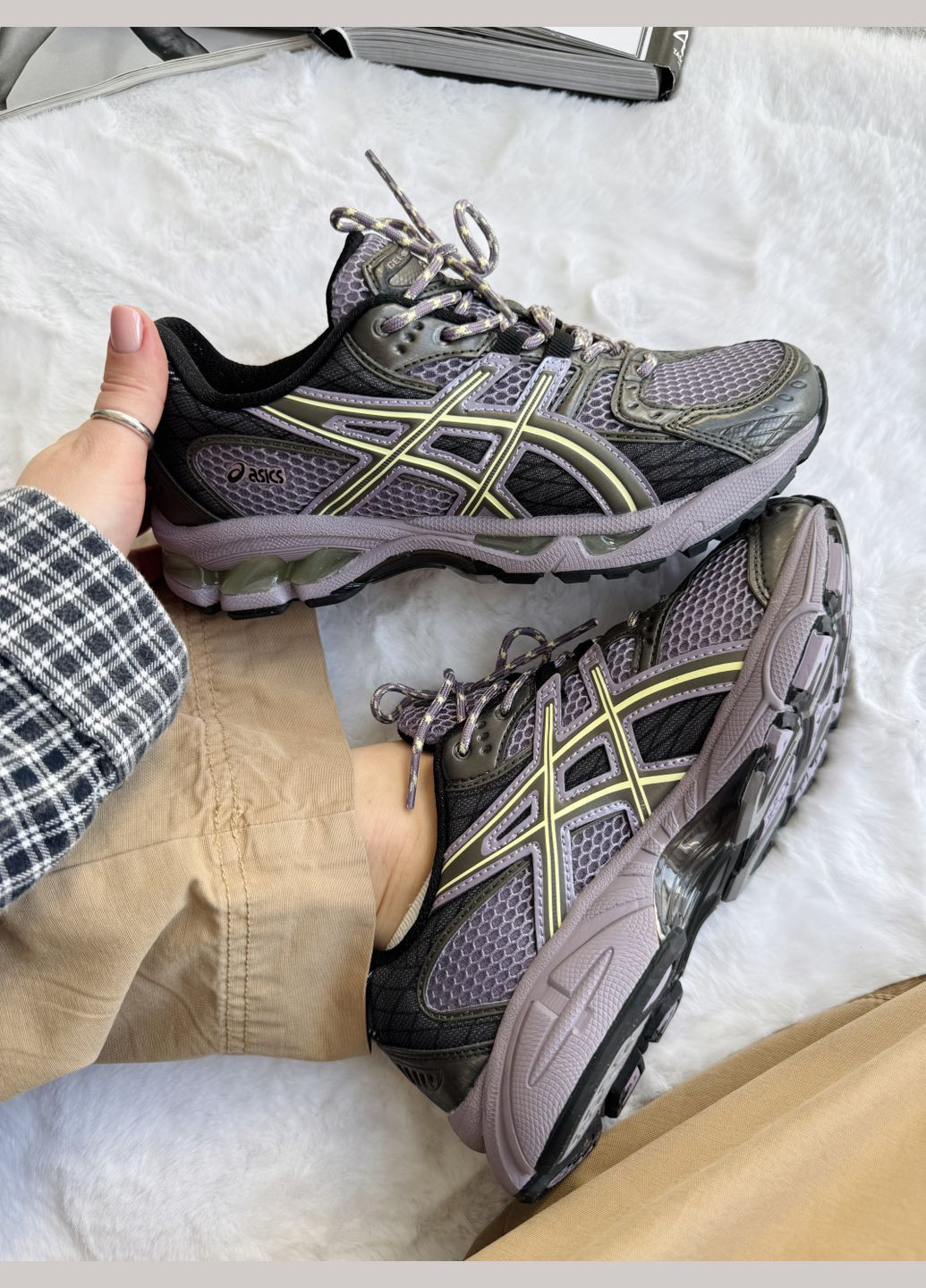 Кроссовки женские и мужские Asics Gel-Nimbus 10.1 Violet/Black | Асикс Гель-Нимбус 10.1 фиолетовые No Brand фиолетовые демисезоны (340116932)