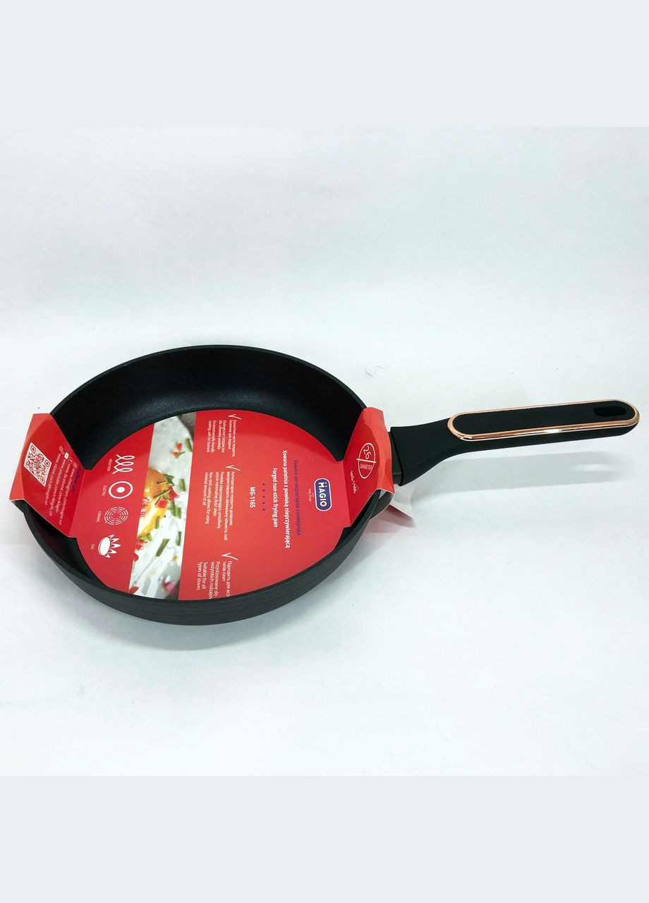 Сковорода с мраморным покрытием для индукционной плиты MG-1164 24 см, Сковорода IL-436 для дома Magio (351485887)