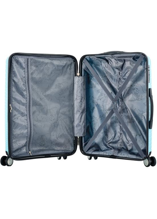 Чемодан дорожный средний M Madisson 33703 69л полипропилен Голубой Snowball (297643899)