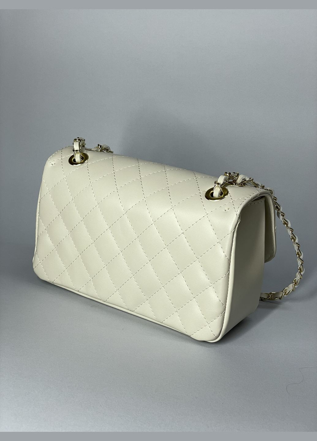 Сумка женская натуральная кожа Италия, стеганая, на цепочке, классика Firenze Кросбоді (341251992)