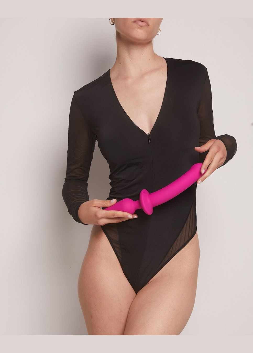 Анальна пробка з дилдо 2в1 SWITCH PLUG-IN DILDO Fuchsia L, діаметр 4,5/3,4 см Strap-On-Me (300290962)